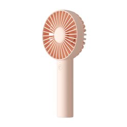 FA21pink JisuLife FA21 Pink kézi ventilátor, 3 fokozat, 2000mAh akkumulátor, rózsaszín