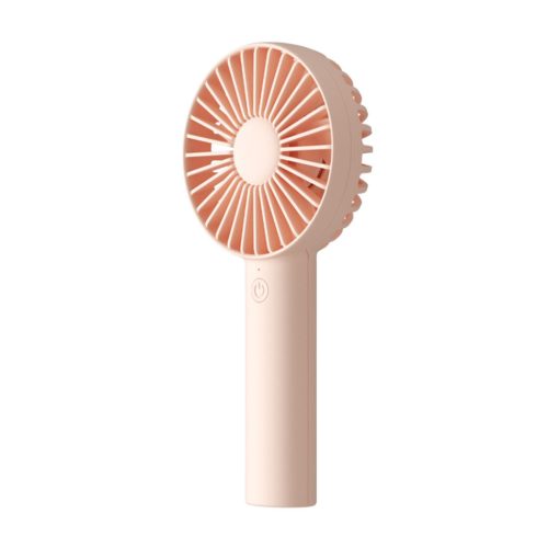 FA21pink JisuLife FA21 Pink kézi ventilátor, 3 fokozat, 2000mAh akkumulátor, rózsaszín