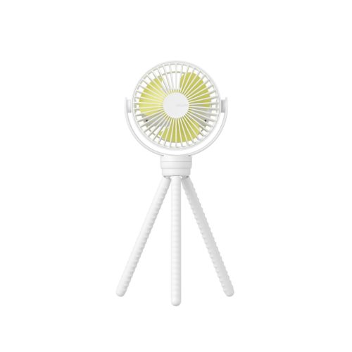 FA40white JisuLife FA40 White Octopus mini ventilátor, 4 fokozat, 4000mAh akkumulátor, fehér