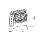 FG420 HOME FG420 hordozható infravörös gáz fűtőtest, max. 4,2 kW, 3 fokozat, ODS, piezoelektromos g