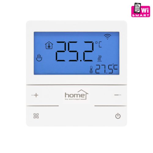 FHT76WIFI Home FHT76WIFI okos termosztát elektromos fűtőszőnyeghez, LCD kijelző, heti programozás, 