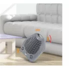 FK1M HOME FK1M ventilátoros fűtőtest, max. 2000 W, 2 fokozat, 3 funkció, termosztát, szürke színű