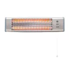 FK20 HOME FK20 kvarccsöves fűtőtest, 1200 W, 2 fokozat, fémház, falra szerelhető kivitel