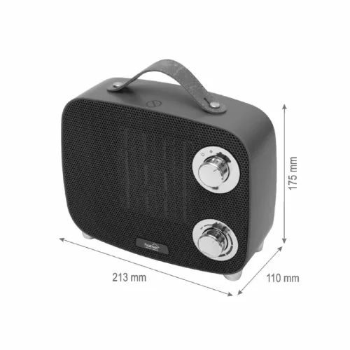 FK58G HOME FK58G hordozható PTC kerámia fűtőtest, max. 1500 W, termosztát, 2 fokozat, 3 üzemmód, zö