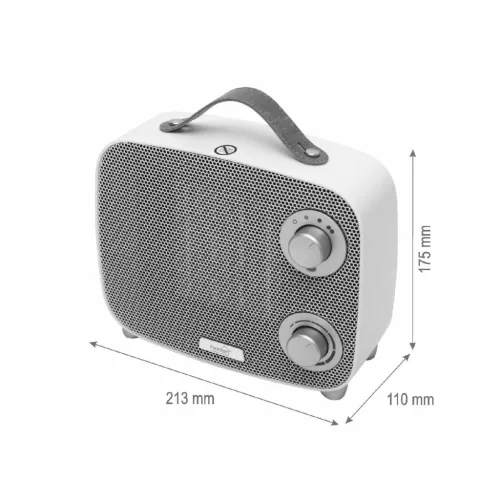 FK58Y HOME FK58Y hordozható PTC kerámia fűtőtest, max. 1500 W, termosztát, 2 fokozat, 3 üzemmód, sá