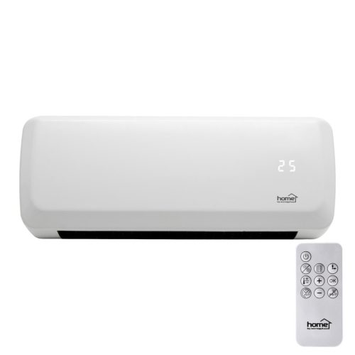 HOME FKF 42201 fali elektromos ventilátoros PTC fűtőtest, 1000W/2000W, heti program, távirányító, fehér