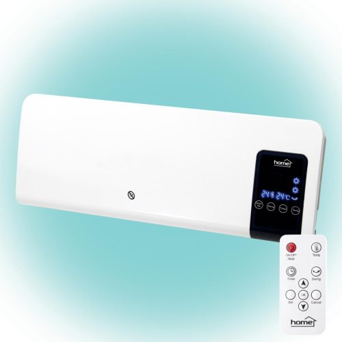 FKF_59201 Home FKF 59201 fali ventilátoros fűtőtest, 1000W/2000W, stop program, távirányító, fehér