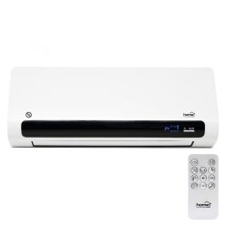   HOME FKF 65221 fali ventilátoros fűtőtest, 1100/2200W, heti program, távirányító, fehér
