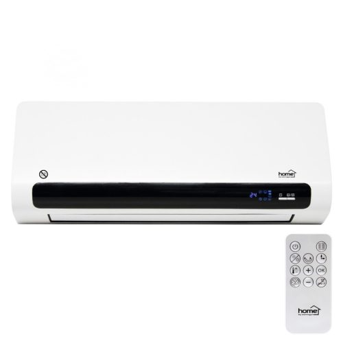 HOME FKF 65221 fali ventilátoros fűtőtest, 1100/2200W, heti program, távirányító, fehér