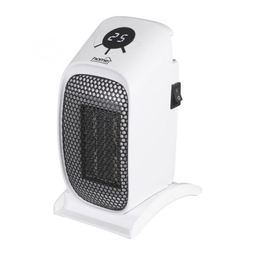 HOME FKH 400 hordozható elektromos mini kerámia fűtőtest, 400W, elektronikus termosztát, fehér