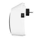HOME FKH 400 hordozható elektromos mini kerámia fűtőtest, 400W, elektronikus termosztát, fehér