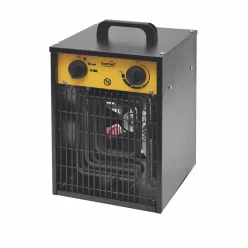 FKI5 HOME FKI5 hordozható ventilátoros fűtőtest, max. 5000 W, 2 fokozat, termosztát, IPX4, dupla fa