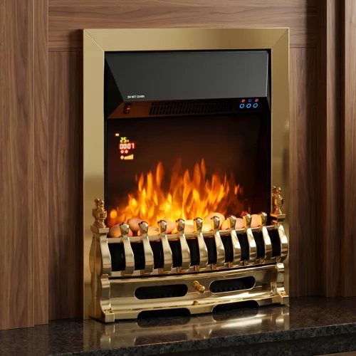 FKKI25G HOME FKKI25G beépíthető elektromos látványkandalló, max. 2000 W, LED fényeffekt, 2 fokozat,