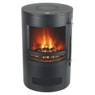 FKK_14 Home FKK 14 szabadon álló elektromos kandalló, 1000W/2000W, fekete