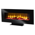 HOME FKK 24 falra szerelhető vagy talpra állítható elektromos látványkandalló, 900W/1800W, heti program, távirányító, fekete