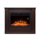 HOME FKKF 02 + FKKI 03 KIT FKK Milano beépíthető elektromos látványkandalló kerettel, bükk