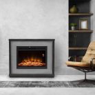 FKK_PALERMO Home FKKF 04 + FKKI 03 KIT FKK Palermo beépíthető elektromos látványkandalló kerettel, 