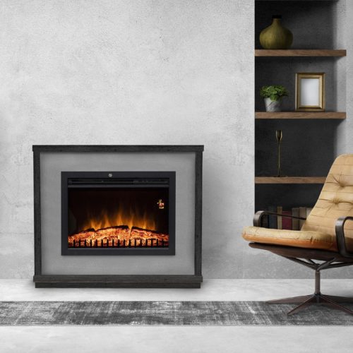 FKK_PALERMO Home FKKF 04 + FKKI 03 KIT FKK Palermo beépíthető elektromos látványkandalló kerettel, 