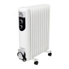 HOME FKOS 11 M elektromos olajradiátor, 800W/1200W/2000W, 11 tagú, fehér