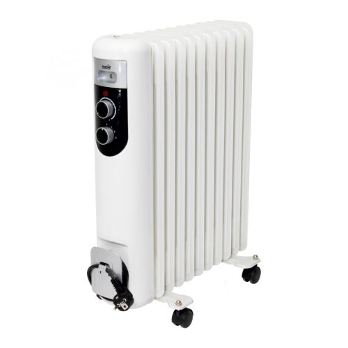 HOME FKOS 11 M elektromos olajradiátor, 800W/1200W/2000W, 11 tagú, fehér