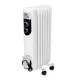 FKOS_7_M Home FKOS 7 M elektromos olajradiátor, 600W/900W/1500W, 7 tagú, fehér