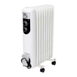 FKOS_9_M Home FKOS 9 M elektromos olajradiátor, 800W/1200W/2000W, 9 tagú, fehér