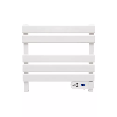 FKTW150W HOME FKTW150W fali elektromos törölközőszárító, 150 W, LED kijelző, IPX4, alumínium, fehér