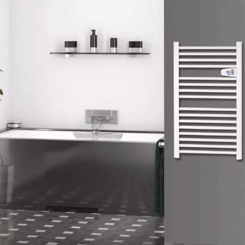 FKTW_501 Home FKTW 501 fali elektromos törölközőszárító, 500W, LCD, fehér