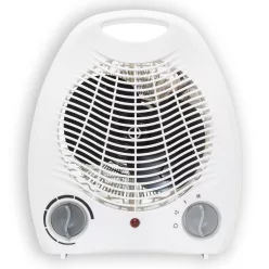 FK_1 Home FK 1 hordozható elektromos ventilátoros fűtőtest, 1000W/2000W, fehér