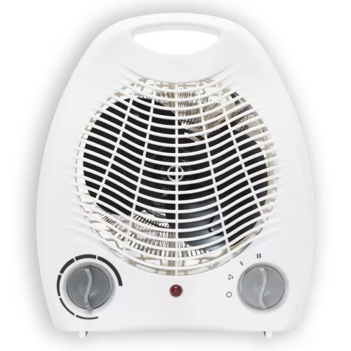 FK_1 Home FK 1 hordozható elektromos ventilátoros fűtőtest, 1000W/2000W, fehér