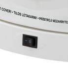 HOME FK 1/O hordozható elektromos ventilátoros fűtőtest, 1000W/2000W, oszcillálás, fehér