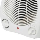 FK_1 Home FK 1 hordozható elektromos ventilátoros fűtőtest, 1000W/2000W, fehér