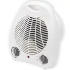 HOME FK 1 hordozható elektromos ventilátoros fűtőtest, 1000W/2000W, fehér