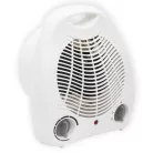 HOME FK 1 hordozható elektromos ventilátoros fűtőtest, 1000W/2000W, fehér
