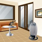 FK_21 Home FK 21 álló elektromos halogén hősugárzó fűtőtest, 400W/800W/1200W, oszcillálás, IP20 véd