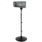 HOME FK 272 álló karccsöves kültéri hősugárzó, 650W/1350W, IPX4 védelem