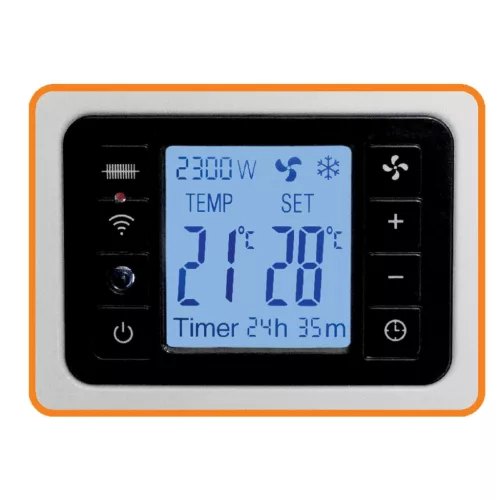 FK_350_WIFI Home FK 350 WIFI szabadon álló SMART konvektor fűtőtest, 1000W/1300W/2300W, távirányító