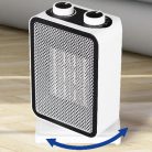 HOME FK 51 álló elektromos kerámia fűtőtest, 1000W/1500W, oszcillálás, mechanikus termosztát, fehér