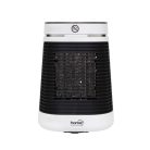 HOME FK 55 álló elektromos kerámia fűtőtest digitális termosztáttal, 1000W/1500W, oszcillálás, kikapcsolás időzítő, fehér