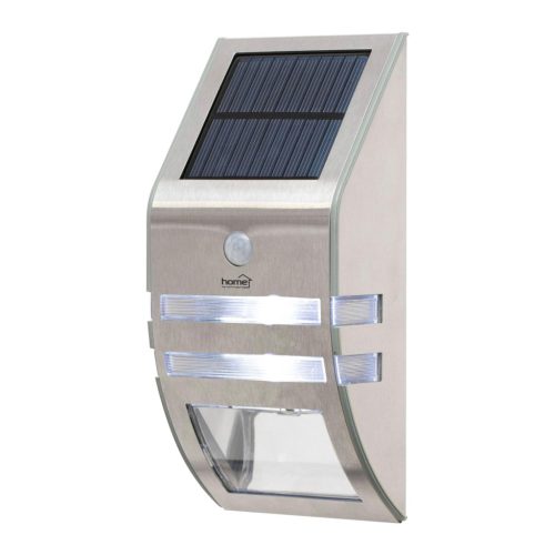 FLP30SOLAR Home FLP30SOLAR napelemes LED lámpa, 30 lm, PIR mozgásérzékelő, 3-5m, 2 db hidegfehér SM