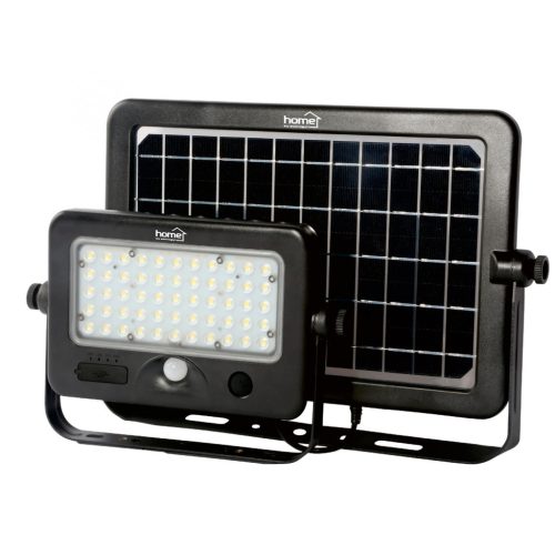FLP_1100_SOLAR Home FLP 1100 SOLAR, szolárpaneles LED reflektor, PIR mozgásérzékelő, 1100 lm, 6000 