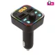 FMBT_18RGB SAL FMBT 18RGB autós kihangosító és töltő, 5 in 1, FM modulátor, dupla USB gyorstöltő, f