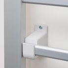 HOME FTW 2 álló vagy falra szerelhető fűtött elektromos törölközőszárító, 100W, IPX1 védelem