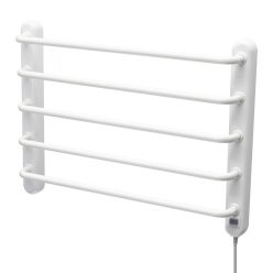   HOME FTW 4 fali fűtött elektromos törölközőszárító, 90W, IPX1 védelem, fehér