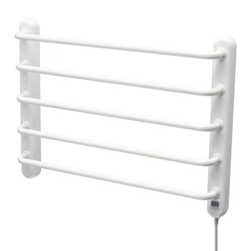 HOME FTW 4 fali fűtött elektromos törölközőszárító, 90W, IPX1 védelem, fehér