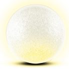 HOME GLE 20/WW, EVA gömb dekoráció, rugalmas alapanyag, 2 db LED, 20 cm átmérő
