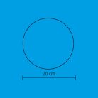 HOME GLE 20/WW, EVA gömb dekoráció, rugalmas alapanyag, 2 db LED, 20 cm átmérő