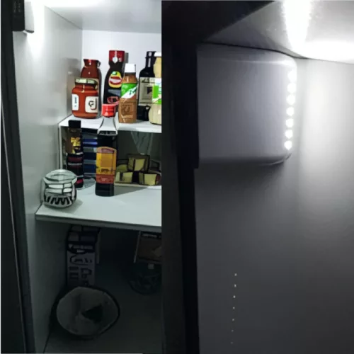 GLS7 HOME GLS7 nyitásérzékelős bútorlámpa, 7db hidegfehér SMD LED, automatikus kapcsolás, közelítés