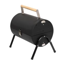 GR01 Home GR01 hordozható asztali grill, faszén, faszénbrikett, nyitott vagy zárt fedél, 2 rostély,
