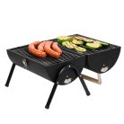 GR01 Home GR01 hordozható asztali grill, faszén, faszénbrikett, nyitott vagy zárt fedél, 2 rostély,